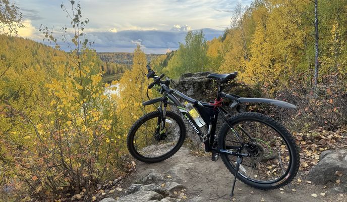Photo 1 of the Bikemap route "Строительная улица, Ухта до Строительная улица, Ухта"