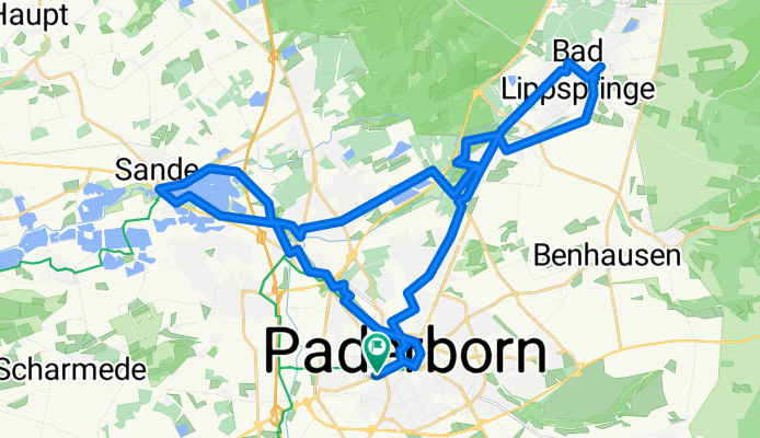 Paderborn to Jordan to Lippesee HBF-PB