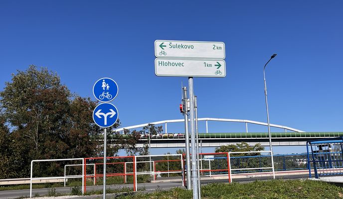 Foto 1 der Bikemap-Route "Drahovce až Piešťany, Piešťany"