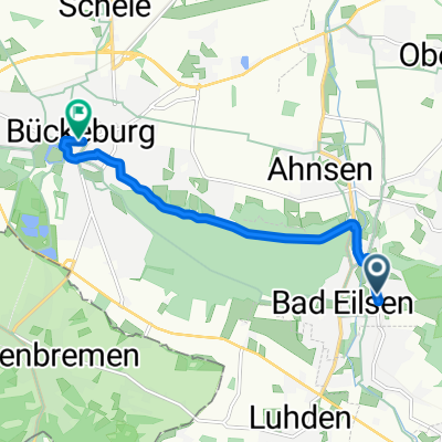 Am Kurpark, Bad Eilsen nach Lange Straße, Bückeburg