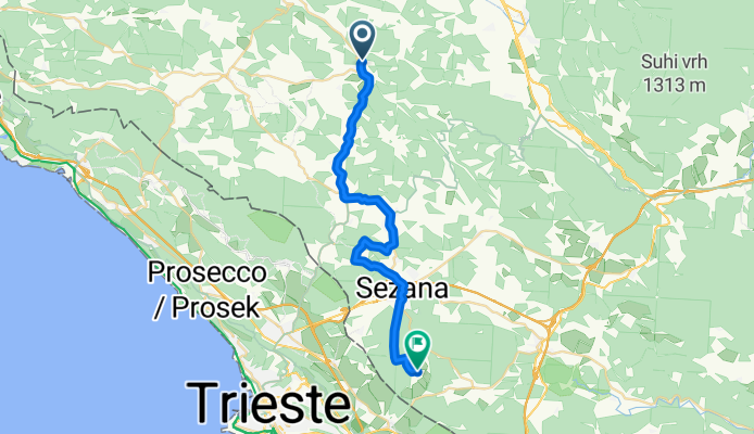 Štanjel 1a to Slovenija
