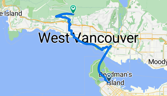 Bayshore Dr, Vancouver to Cypress Bowl Rd, West Vancouver