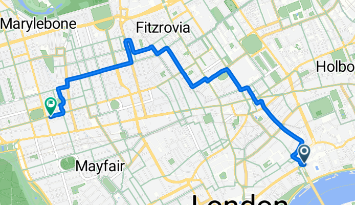 Strand, London to Oxford Street, London