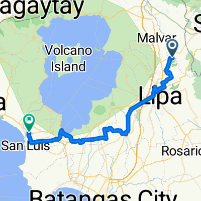 Taal Batangas route