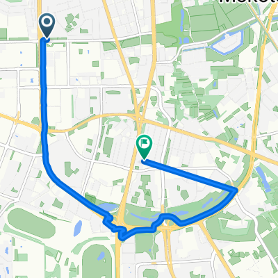 Jana Pawła Woronicza, Warsaw to Puławska, Warsaw