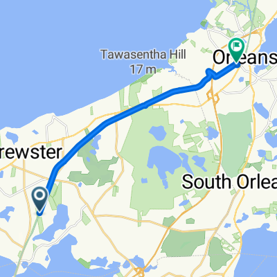 Cape Cod Rail Trail, Brewster to Cape Cod Rail Trail, Orleans