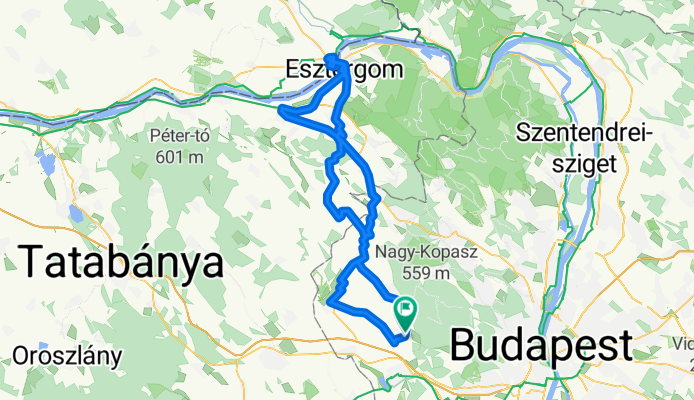 Páty-Párkány kör Road, 107k