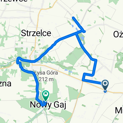 Maszki k Wojciechowa, Wojciechów do Nowy Gaj, Wojciechów