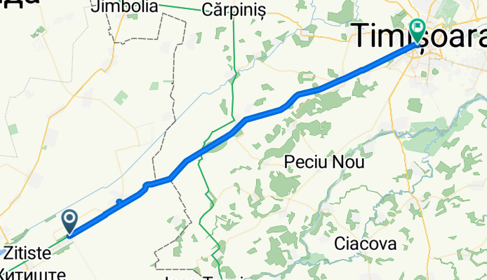 Петру Албу, Житиште to Strada Moților, Timișoara