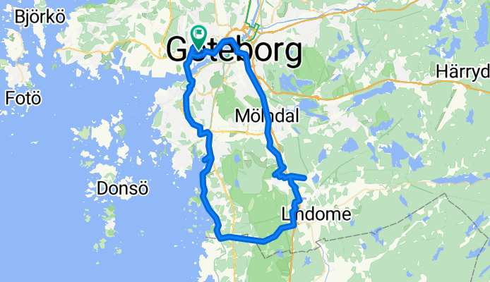 Lundbygatan, Göteborg до Lundbygatan, Göteborg