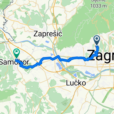 Prevoj to Ulica 151. samoborske brigade HV