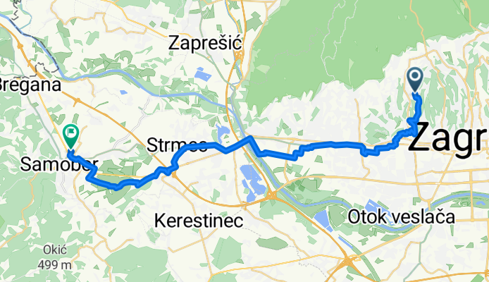 Prevoj to Ulica 151. samoborske brigade HV