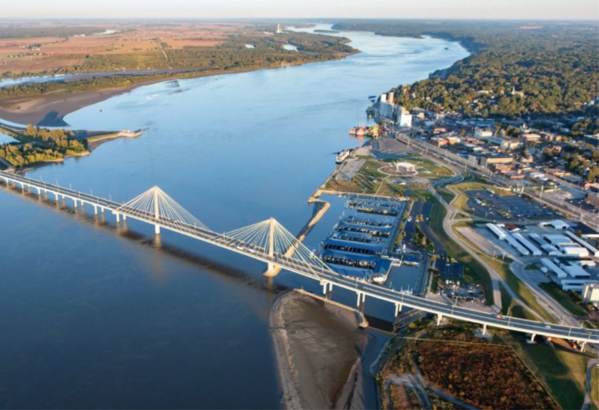 N Highway 67, Florissant to E Third St, Alton