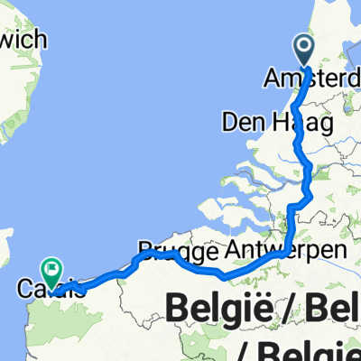 Dokweg, IJmuiden to Calais