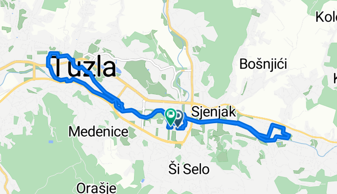 GMJV+95H to Mehmedalije Maka Dizdara