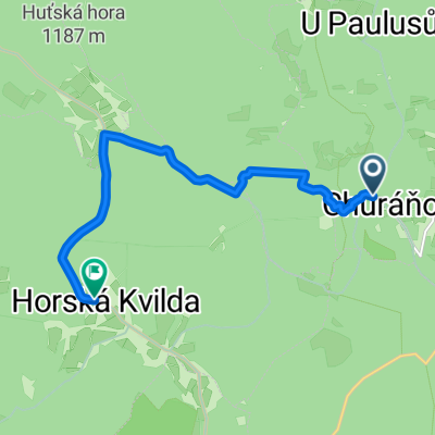 Churáňov nach Horská Kvilda