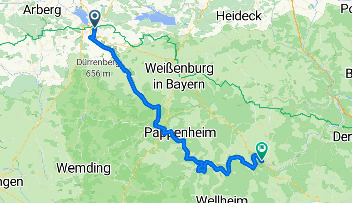 Gunzenhausen - Eichstätt