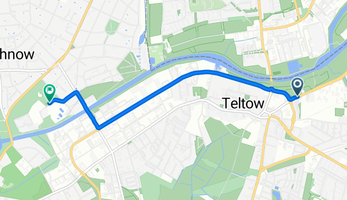 Lichterfelder Allee, Teltow nach Kleinmachnow