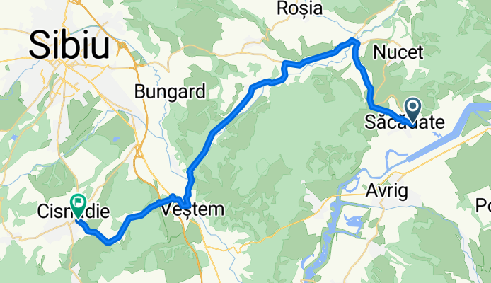 Porumbacu de Jos - Cisnădie
