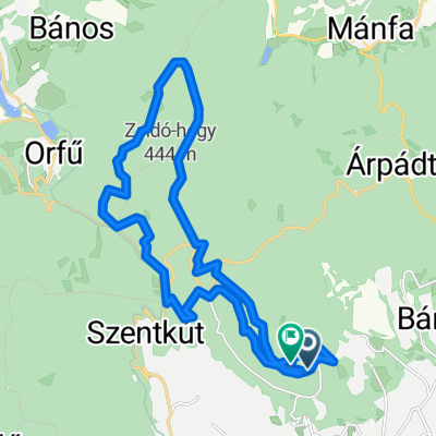 Pécsi MTB Maraton útvonal