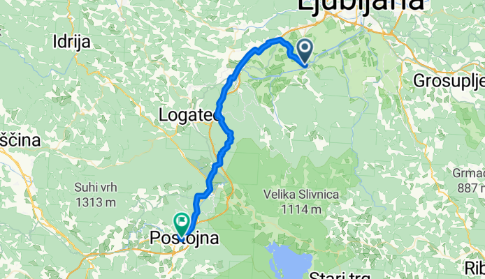Notranje Gorice - Postojna