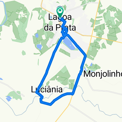Rua Alexandre Bernardes Primo, Lagoa Da Prata to Rua Olegário Maciel, Lagoa Da Prata