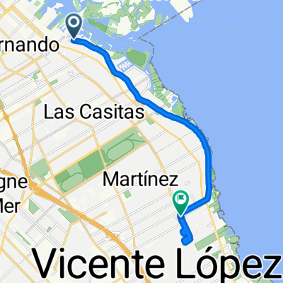 General Arias, San Fernando to Francisco Borges, Vicente López