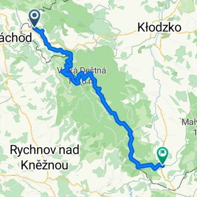 Zdrojowa, Kudowa-Zdr贸j to pl Wolno艣ci, Mi臋dzylesie