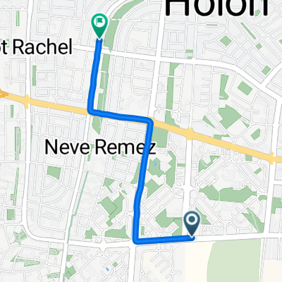Route from Hadas Street