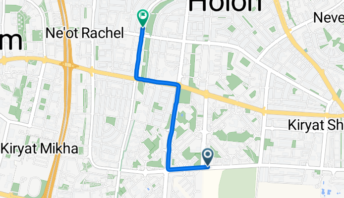 Route from Hadas Street