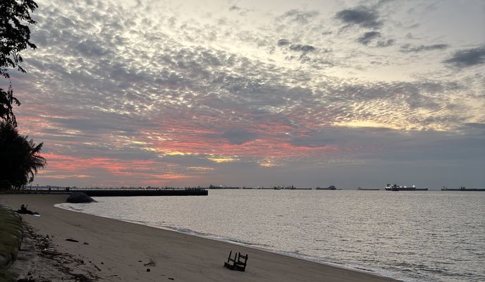 Photo 1 of the Bikemap route "River Valley Rd, Singapore to Marine Parade, Singapore"
