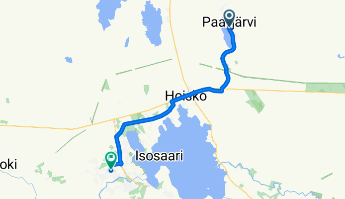 От Honkaniementie до Leppäkuja