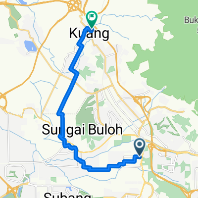 Jalan Welfare to Stesen Ktm Kuang