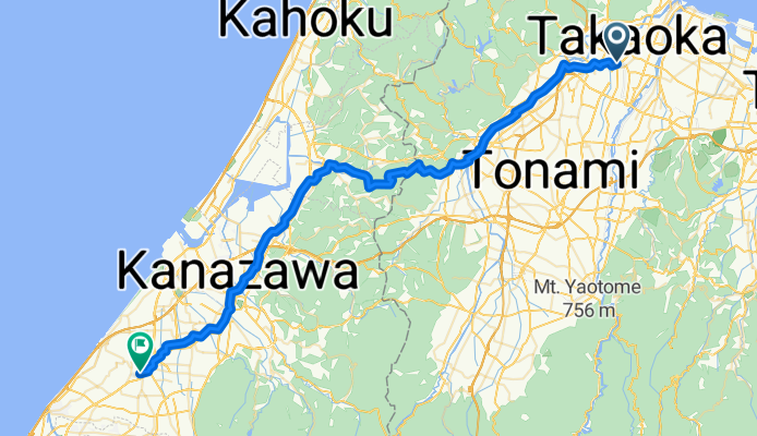 Suehiromachi, Takaoka to Kuramitsu 2-Chōme, Hakusan