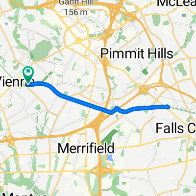 WOD Vienna to Falls Church to Vienna