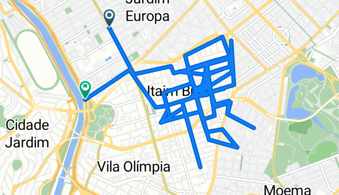 De Avenida Brigadeiro Faria Lima a Marginal Pinheiros