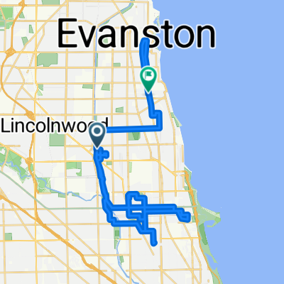 N Albany Ave, Chicago to W Howard St, Evanston