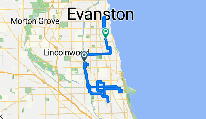 N Albany Ave, Chicago to W Howard St, Evanston