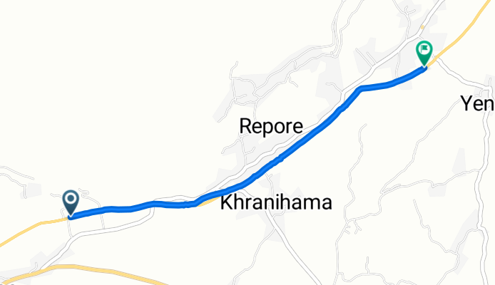 Barsoo Wussan Road, Ganderbal to Barsoo Wussan Road, Ganderbal