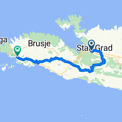 Ulica Frana Supila, Stari Grad to Ulica Ivana Frane Biundovića, Hvar