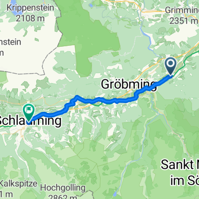 Öblarn nach Pfarrgasse