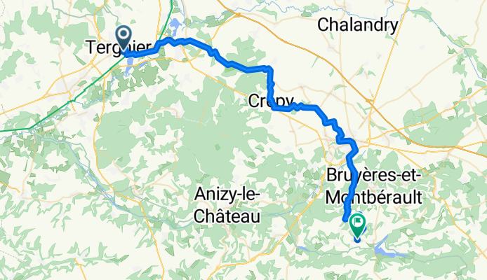 Tergnier - Bruyères-et-Montbérault
