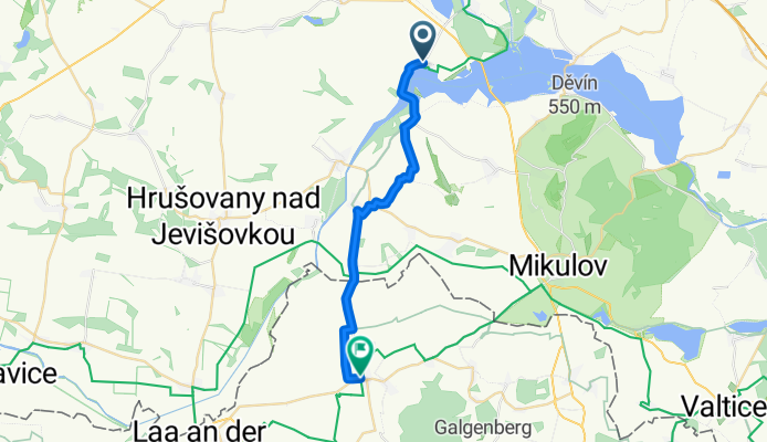 Von Wildendürnbach  nach Pasohlávky
