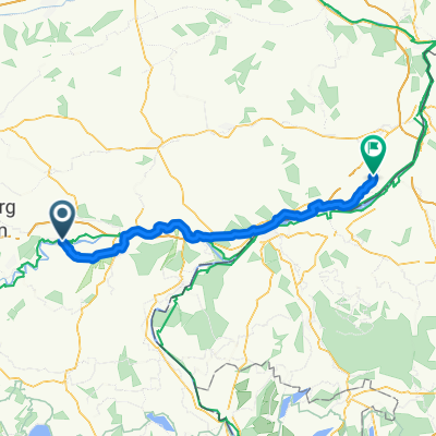 Stadtplatz, Mühldorf am Inn nach Gartenstraße, Bad Füssing