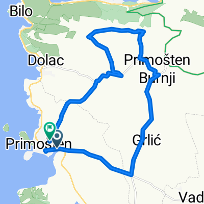 Route in Primošten