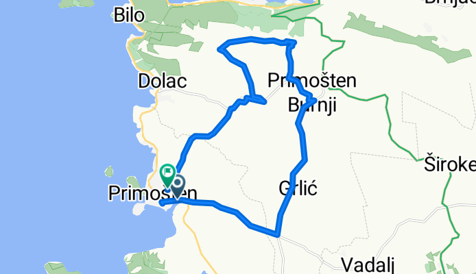 Route in Primošten