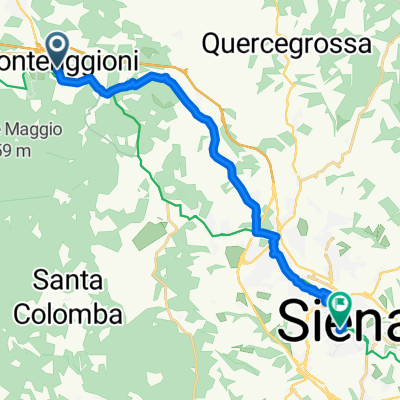 From Monteriggioni to Siena