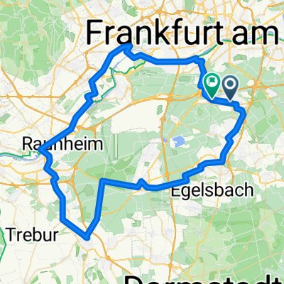 Waldstraße 146, Neu-Isenburg nach Bahnhofstraße 300, Neu-Isenburg