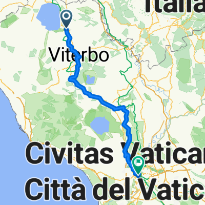 Walking Montefiascone to Rome