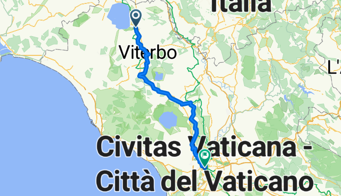 Walking Montefiascone to Rome